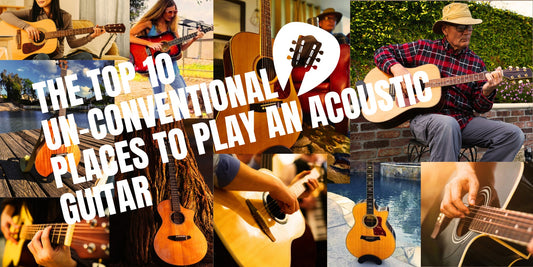 The Top 10 Un-Conventional Places to Play an Acoustic Guitar: Revolutionizing Guitar Stands with Fret37's Acoustic S1